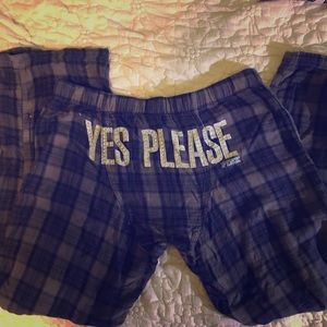 YES PLEASE VS PINK PJ Pants